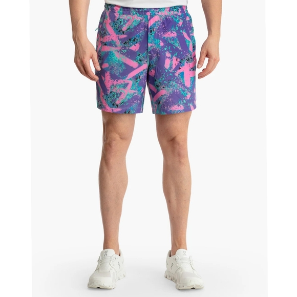 Birddogs Other - Birddogs Men's Boom Baysiders Gym Shorts Lined 9" Pink Purple Blue XL
